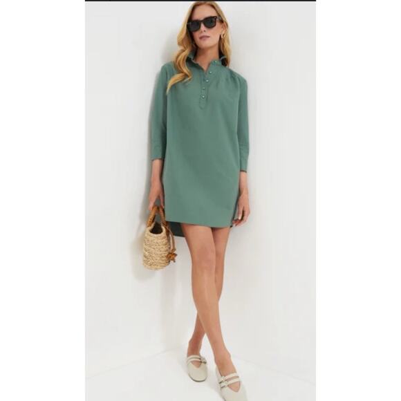 Tuckernuck Pomander Place Polly Dress Women Size XS Green - Picture 1 of 6